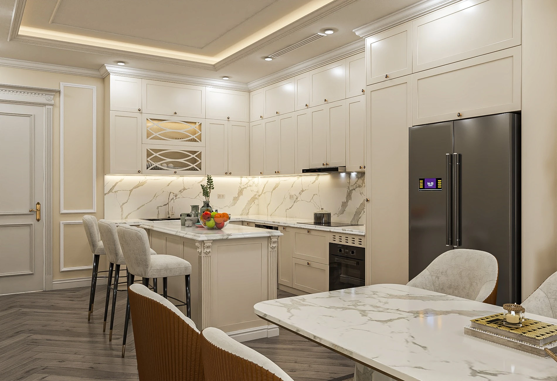 Kitchen Modern Vray SketchUp Model Free Download ID 102000054 (Vu Van Luong)