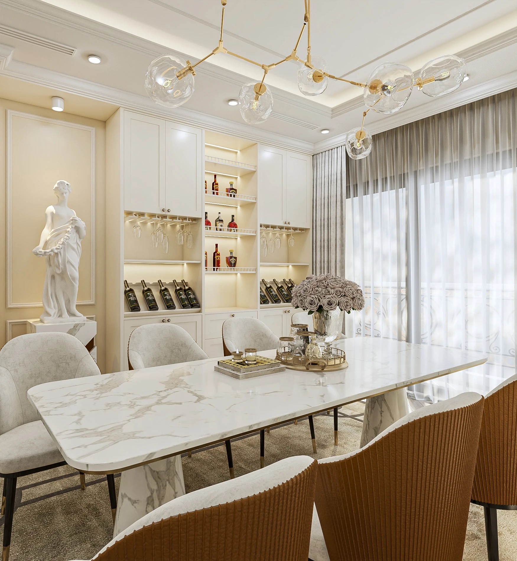 Kitchen Modern Vray SketchUp Model Free Download ID 102000054 (Vu Van Luong)