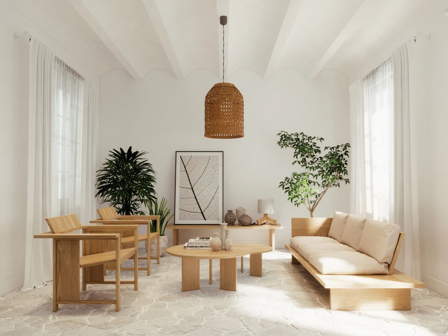 Living Room 3D Model Free Download SketchUp Modern ID 100000405 (Nguyen Ngoc Quy)