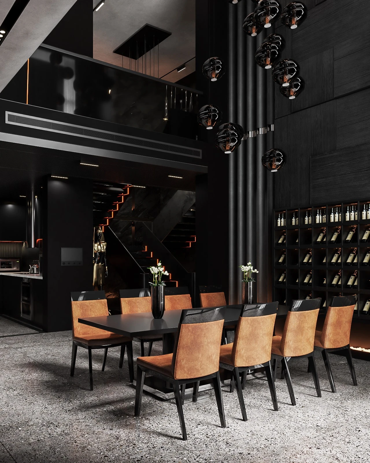 Living Room And Dining Room Free Sketchup Models Download Modern ID 218000096 (Le Tuan Luc)