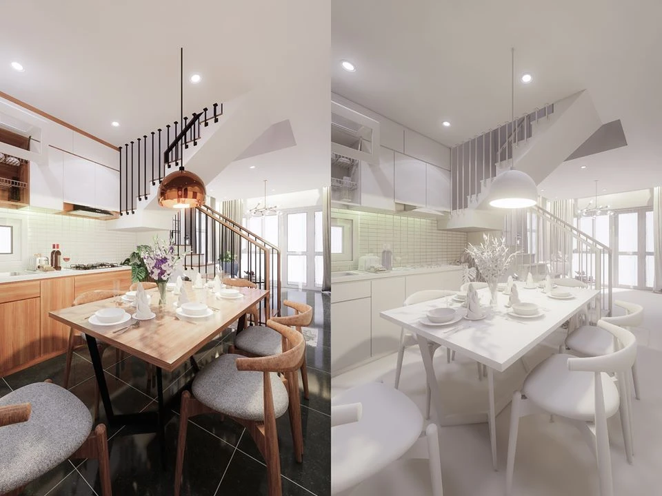 SketchUp Free Living Room And Dining Room Free Sketchup Models Modern Download ID 218000030 (Nam Long)