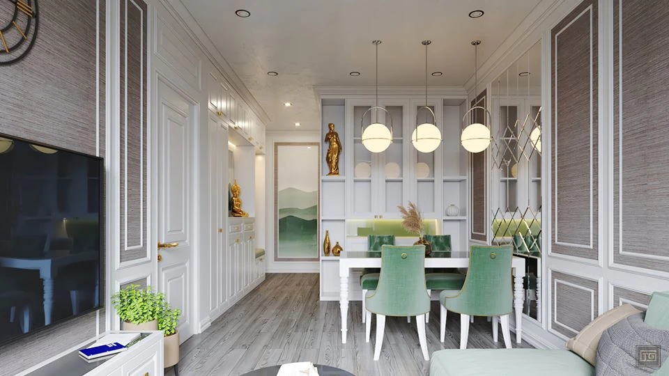 Living Room And Dining Room Free Sketchup Scene Modern Download ID 218000035 (Xuan Khanh)