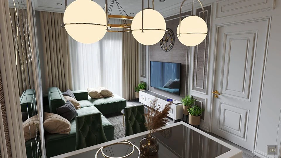 Living Room And Dining Room Free Sketchup Scene Modern Download ID 218000035 (Xuan Khanh)