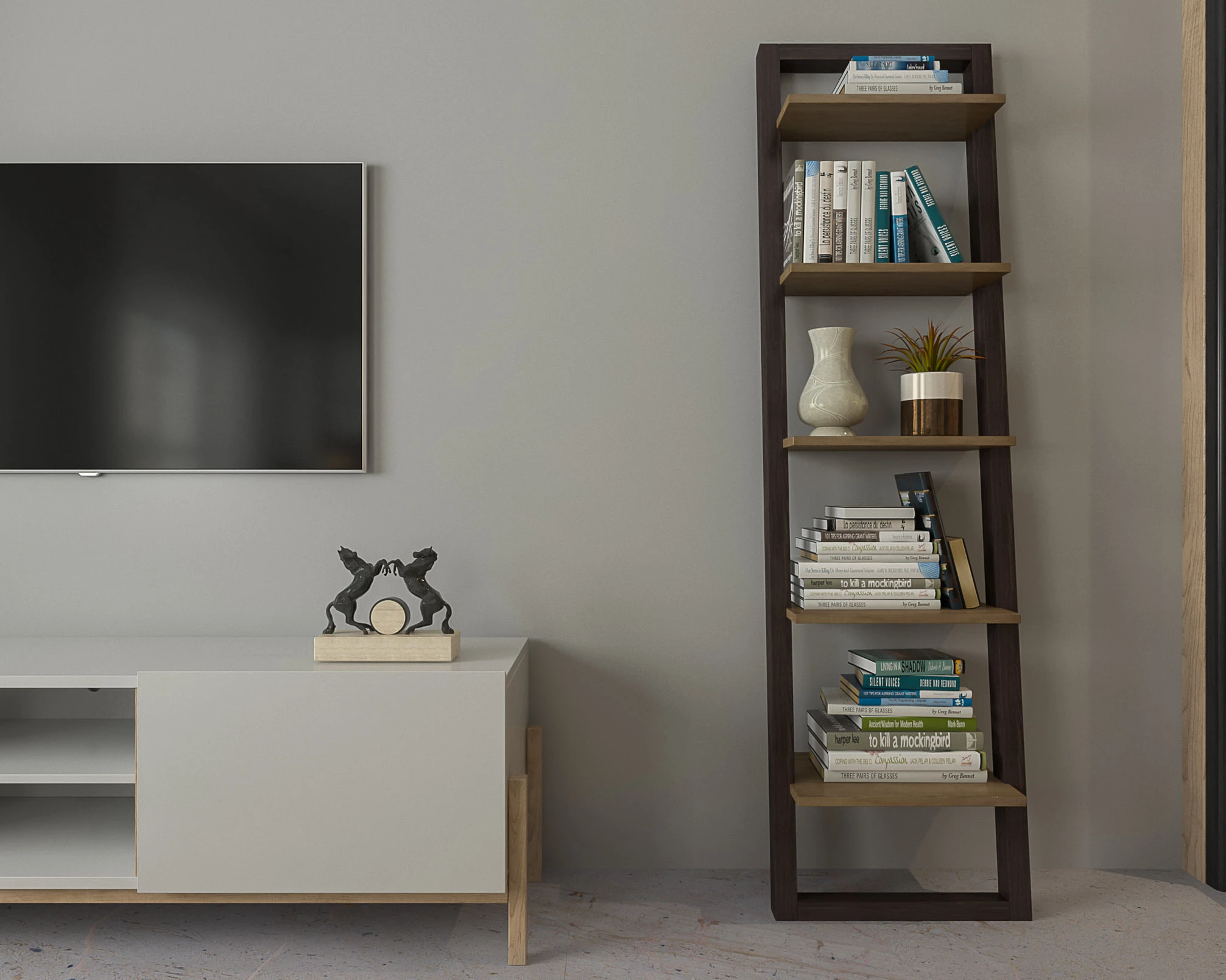 SketchUp Free Living Room And Dining Room Modern Enscape Model Free Download ID 218000093 (Cao Van Le)