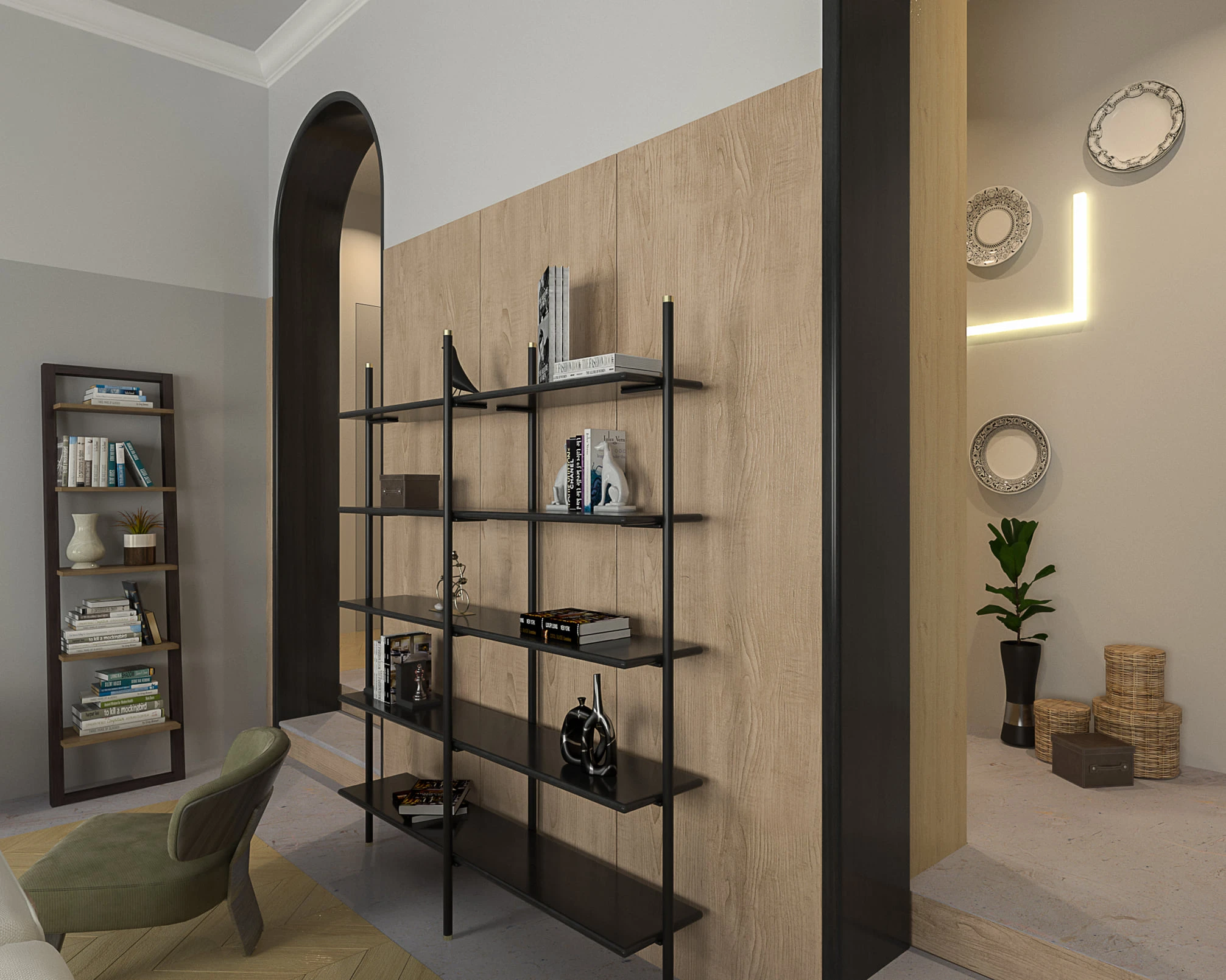 SketchUp Free Living Room And Dining Room Modern Enscape Model Free Download ID 218000093 (Cao Van Le)