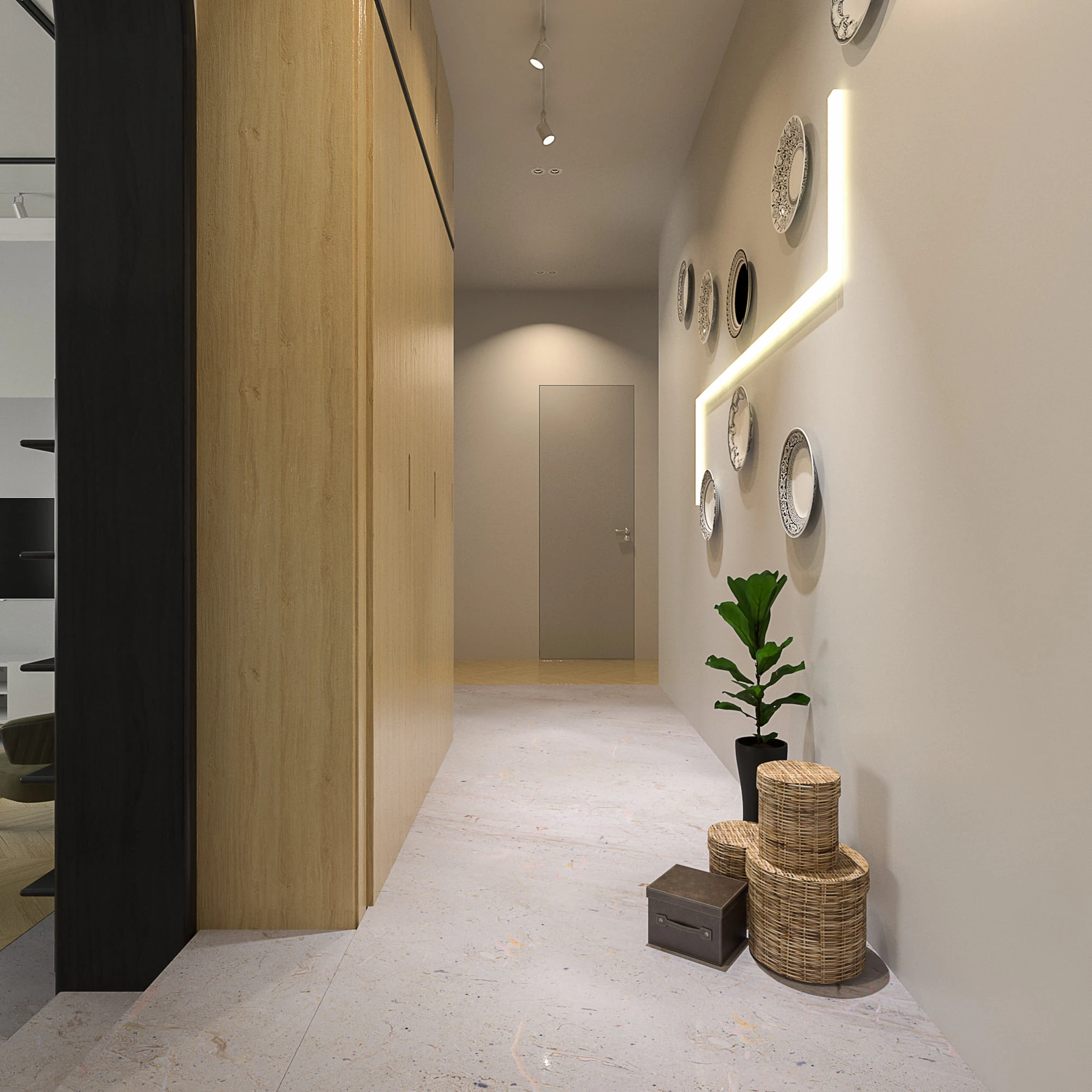 SketchUp Free Living Room And Dining Room Modern Enscape Model Free Download ID 218000093 (Cao Van Le)