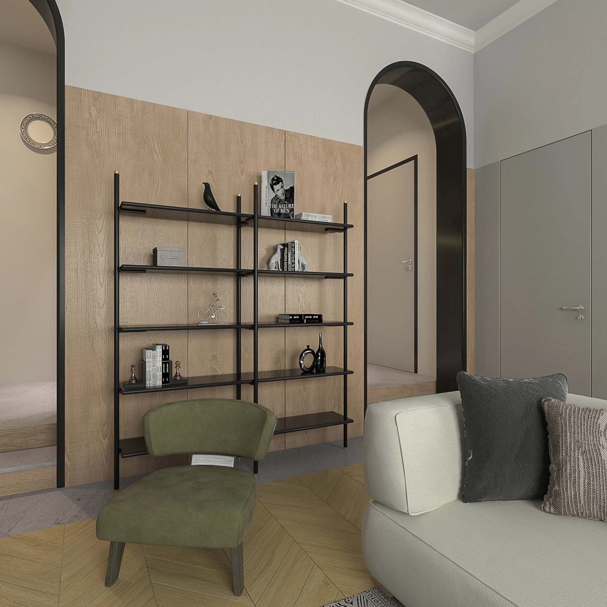 SketchUp Free Living Room And Dining Room Modern Enscape Model Free Download ID 218000093 (Cao Van Le)