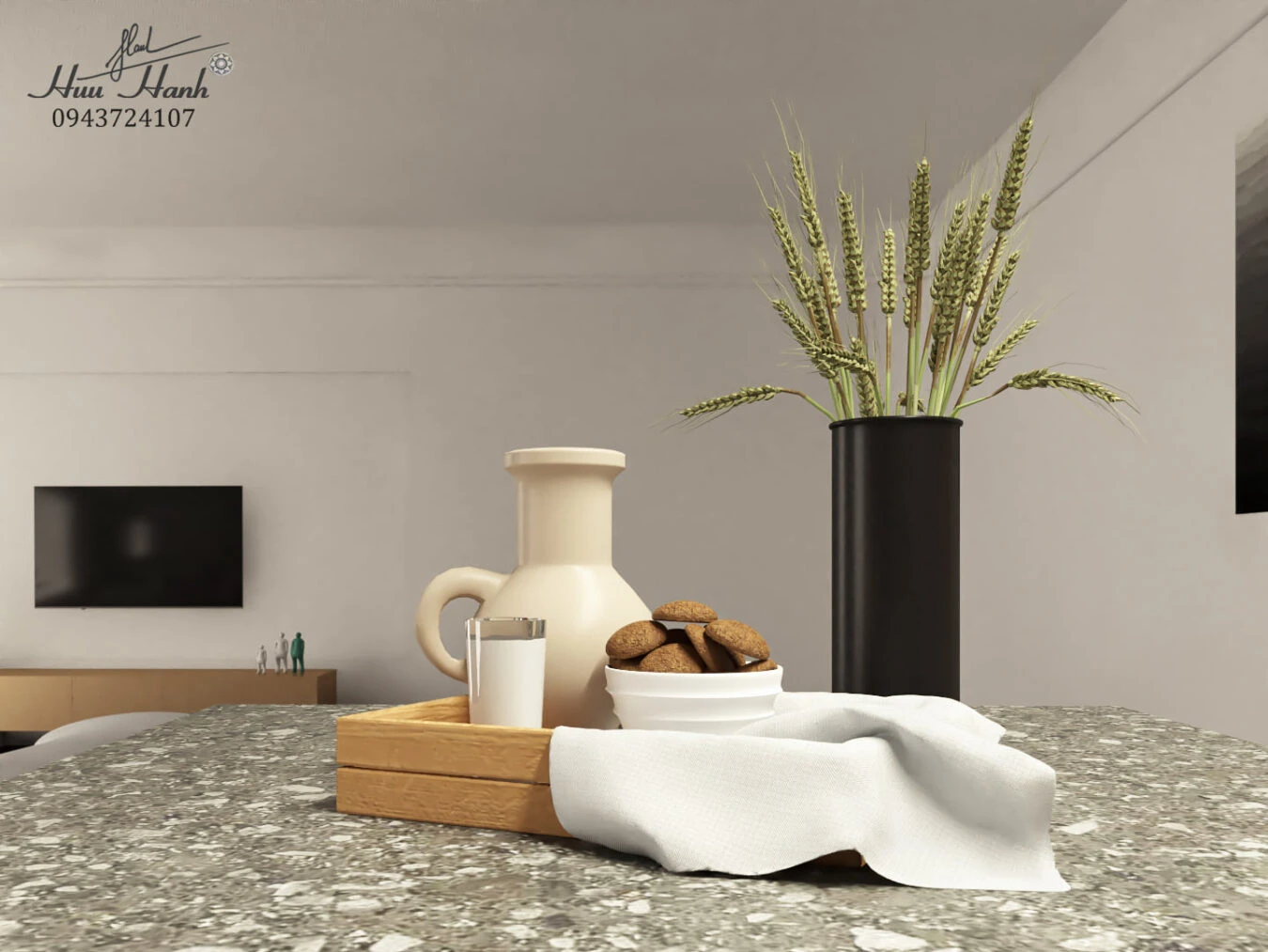 Living Room And Dining Room Modern Free Sketchup Scene Download ID 218000105 (Pun Huu)