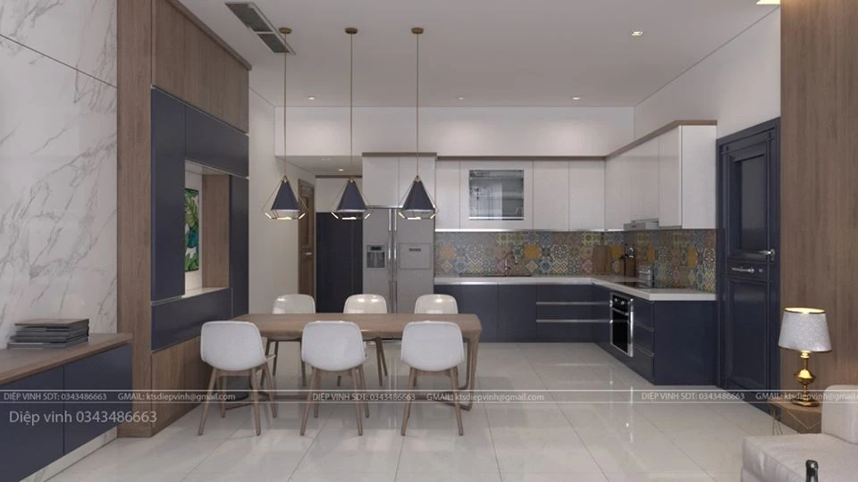 Living Room And Dining Room Modern Sketchup Model Download Free ID 218000027 (Diep Vinh)