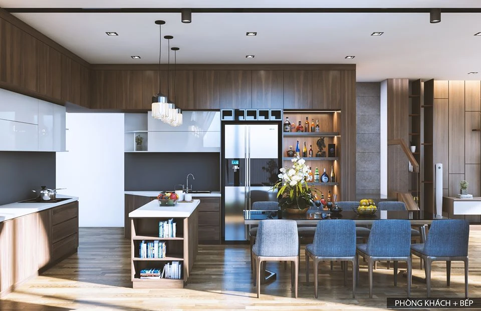 Living Room And Dining Room Modern Sketchup Model Free Download ID 218000021 (Chi Cong Lee)