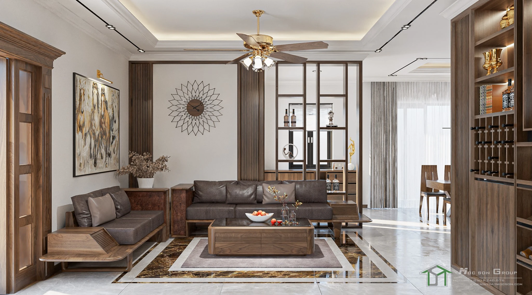 Living Room And Dining Room Modern Sketchup Model Free Download ID 218000111 (Danh Nam)