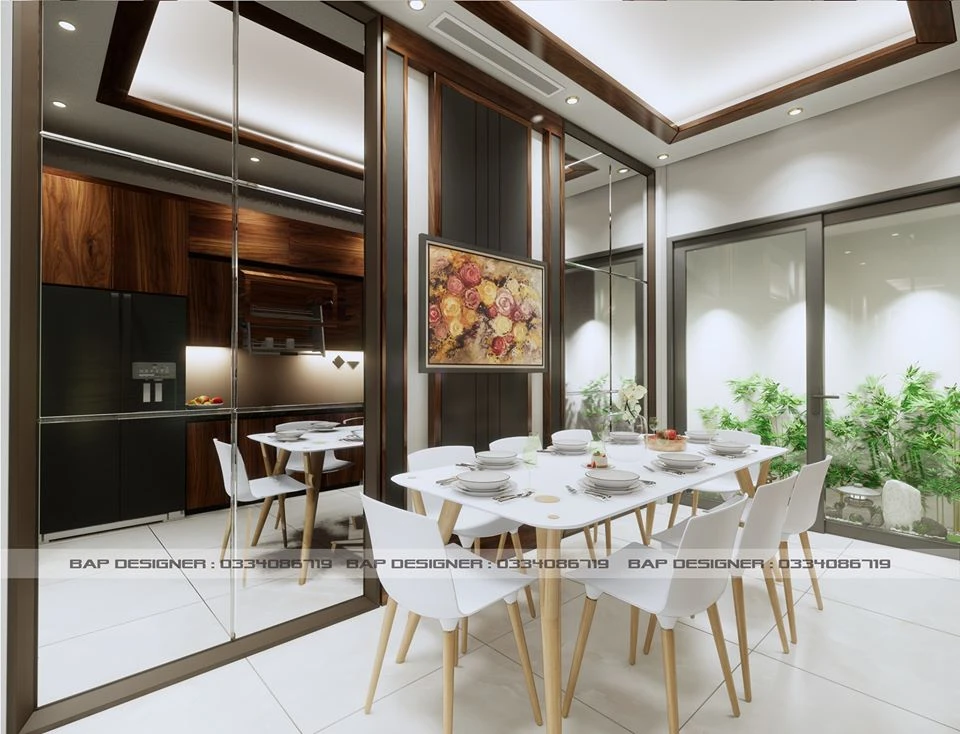 Living Room And Dining Room Modern Sketchup Scene Free Download ID 218000039 (Bap Jang Bo)