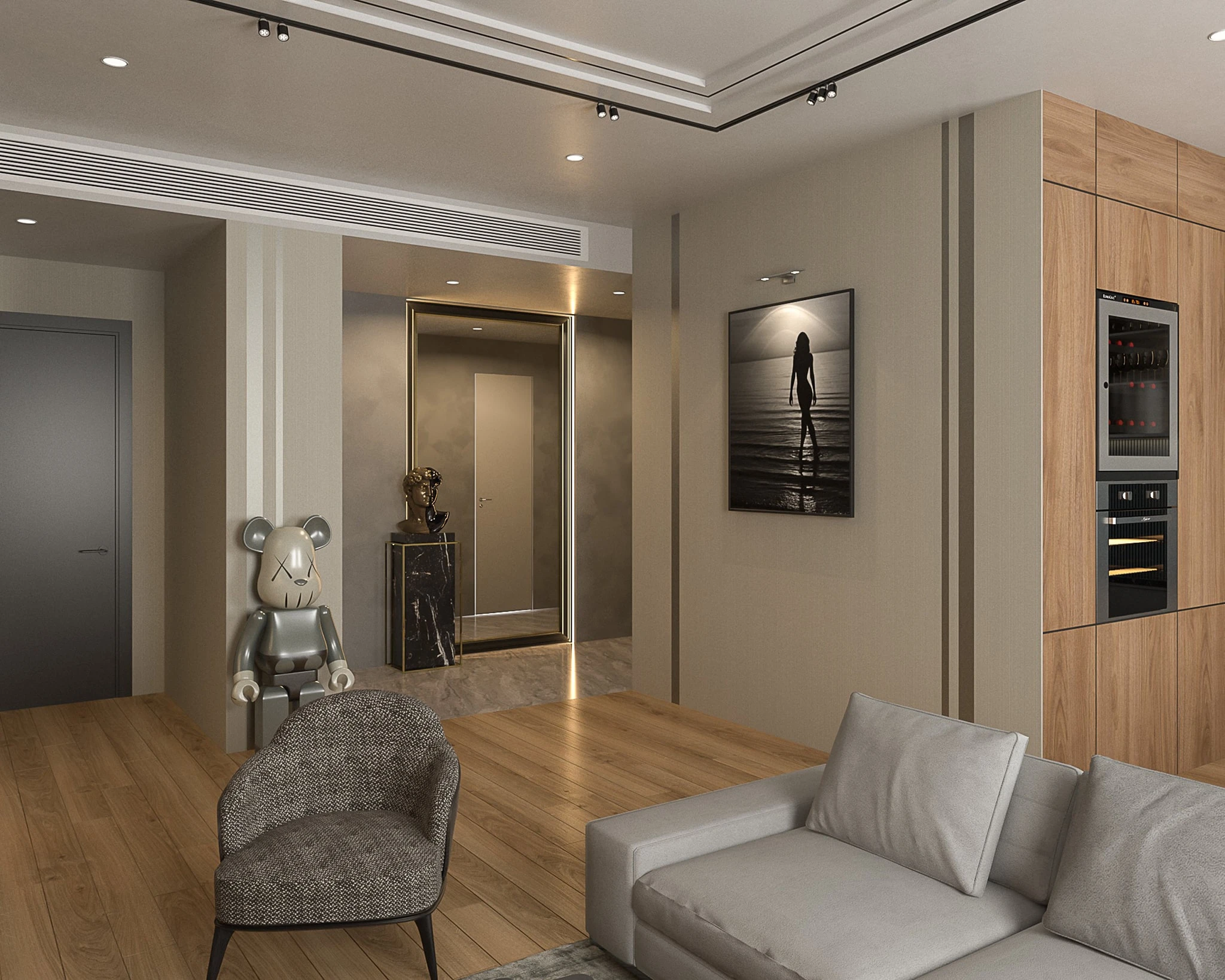 Living Room And Dining Room Modern Sketchup Scene Free Download ID 218000099 (Cao Van Le)