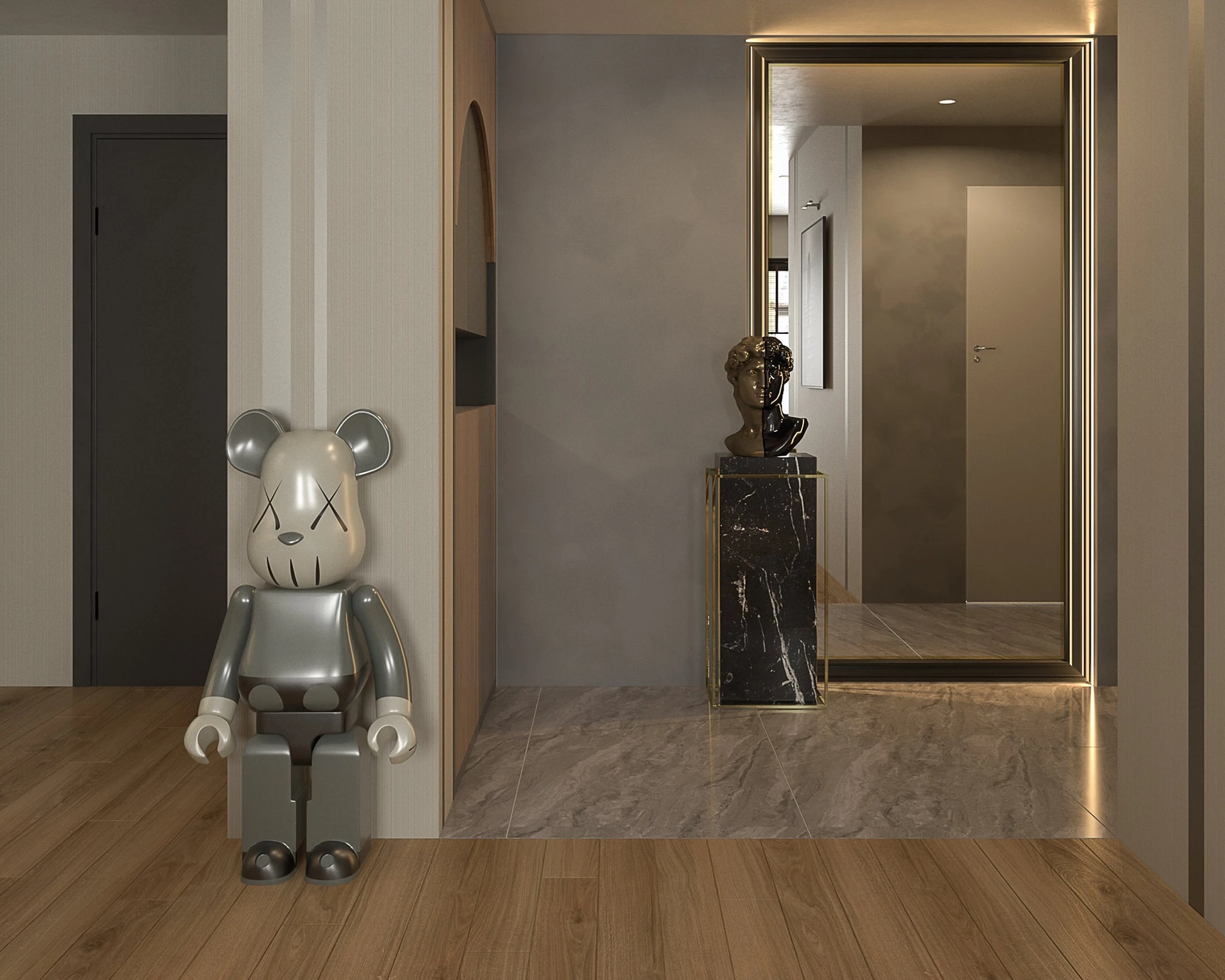 Living Room And Dining Room Modern Sketchup Scene Free Download ID 218000099 (Cao Van Le)