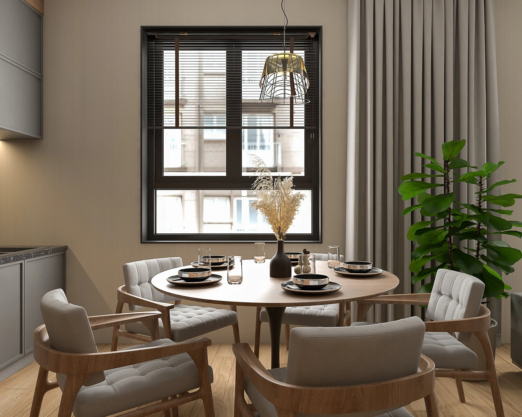 Living Room And Dining Room Modern Sketchup Scene Free Download ID 218000099 (Cao Van Le)