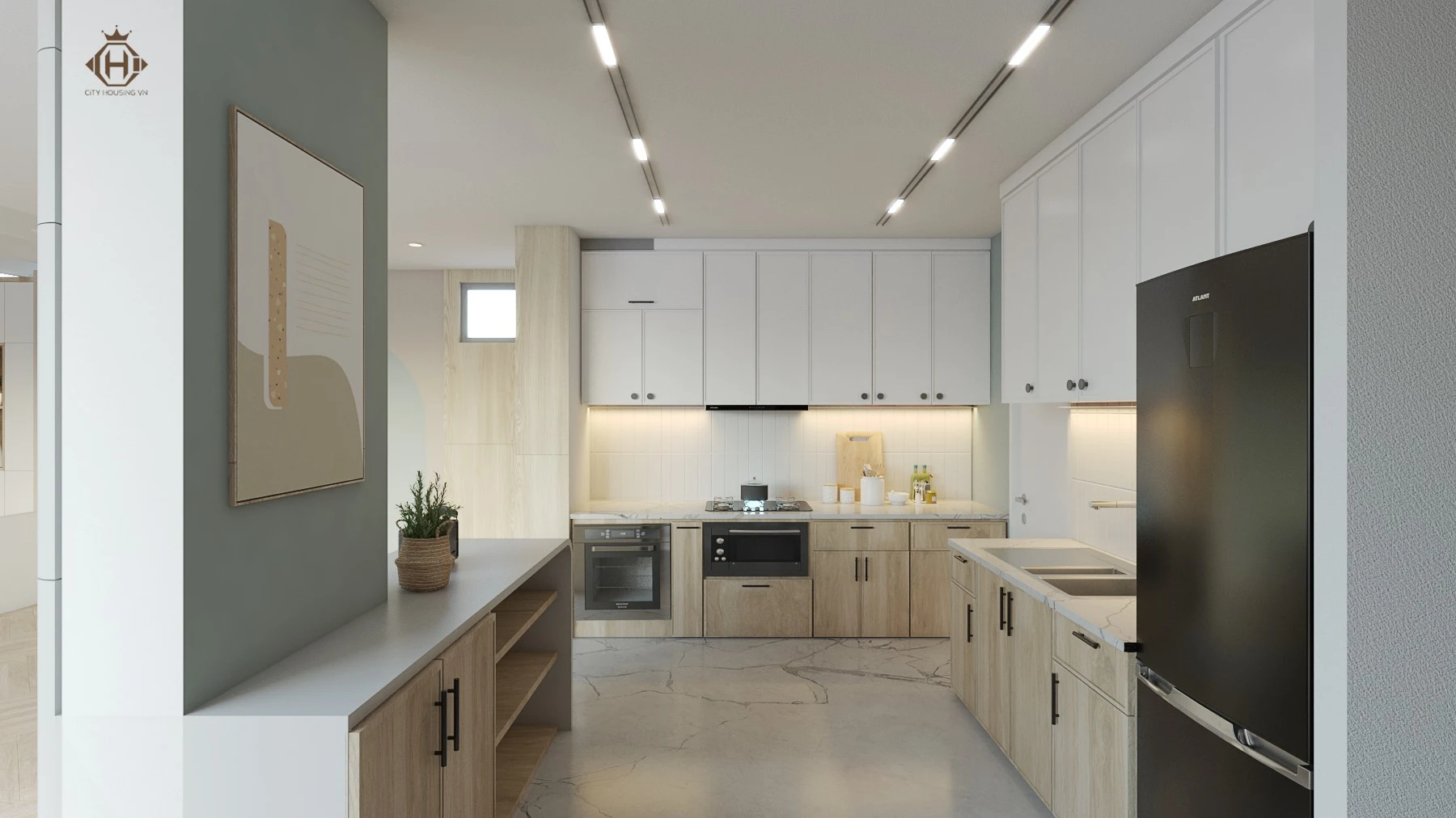 Living Room And Dining Room Modern Vray Sketchup Model Download Free ID 218000087 (Quoc Anh)