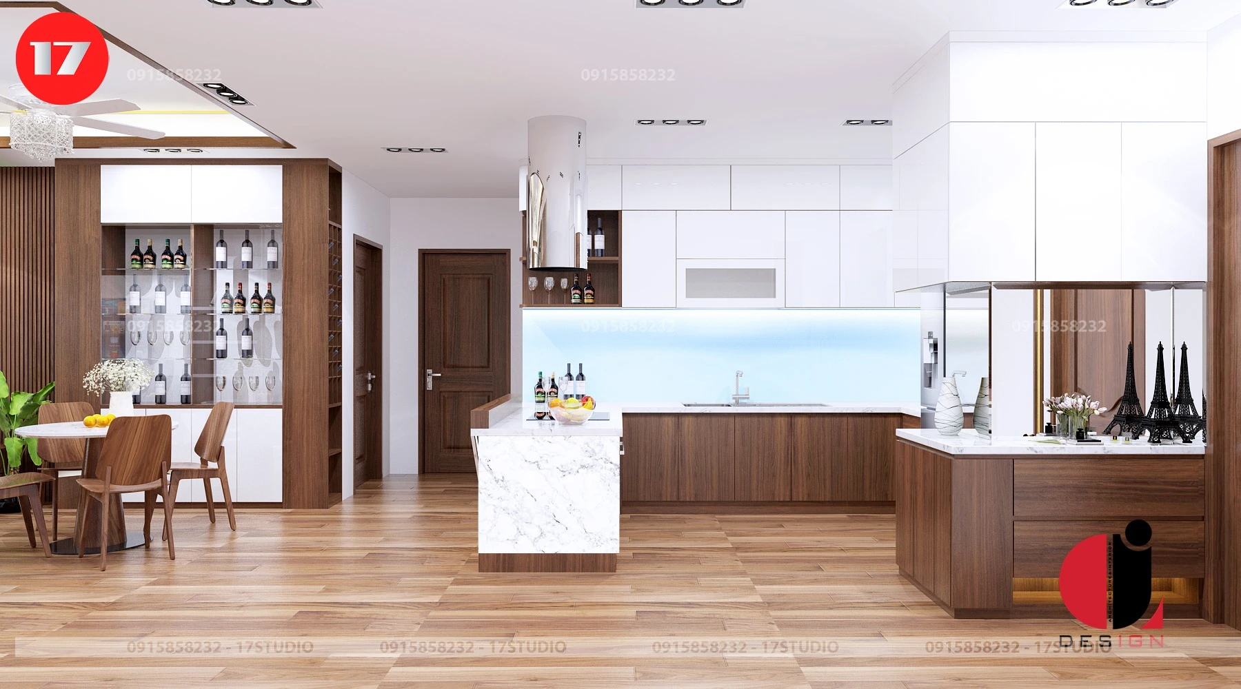 Living Room And Dining Room Modern Vray Sketchup Model Free Download ID 218000051 (Dao Van Yen)