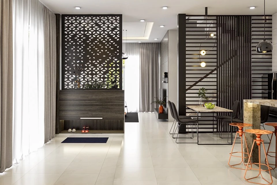 SketchUp Free Living Room And Dining Room Modern Vray Sketchup Scene Free Download ID 218000009 (Quoc Vi Phan Phan)