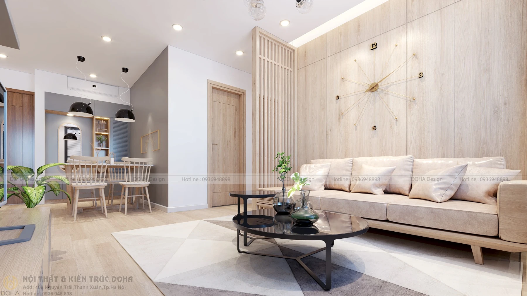 Living Room And Dining Room Modern Vray Sketchup Scene Free Download ID 218000069 (TD Arc)