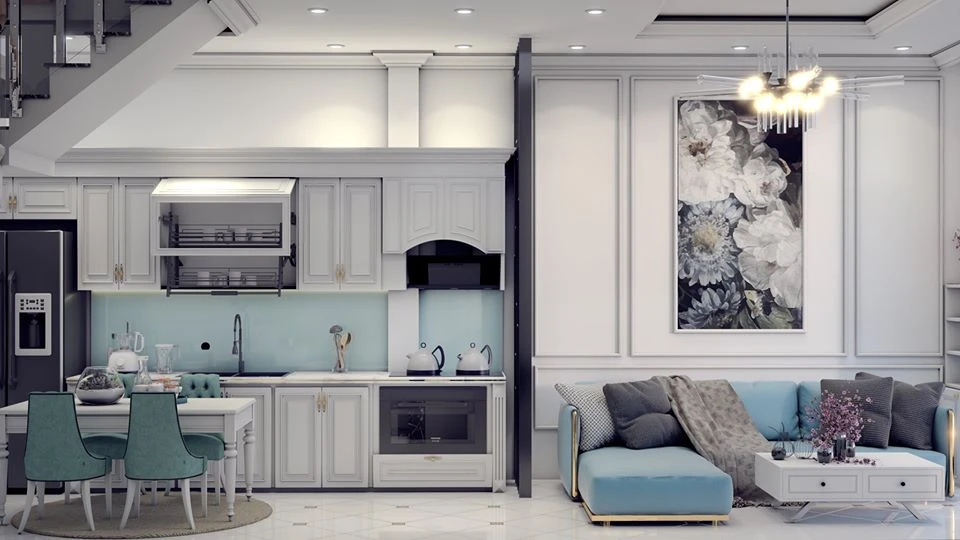 SketchUp Free Living Room And Dining Room Sketchup 3D Models Free Download Modern ID 218000018 (Lee Min Dung)