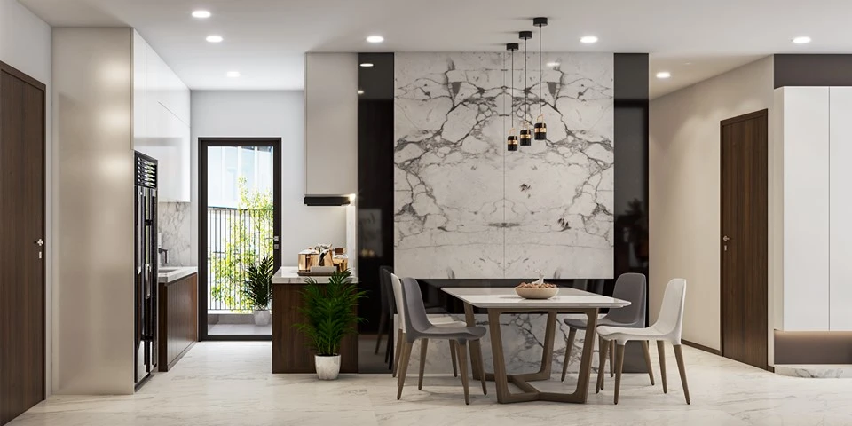 SketchUp Free Living Room And Dining Room Sketchup Free Model Modern Download ID 218000012 (Quoc Vy Phan Phan)