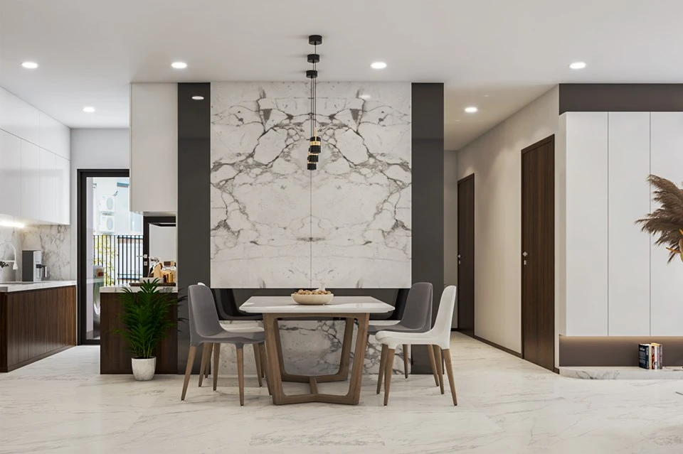 SketchUp Free Living Room And Dining Room Sketchup Free Model Modern Download ID 218000012 (Quoc Vy Phan Phan)