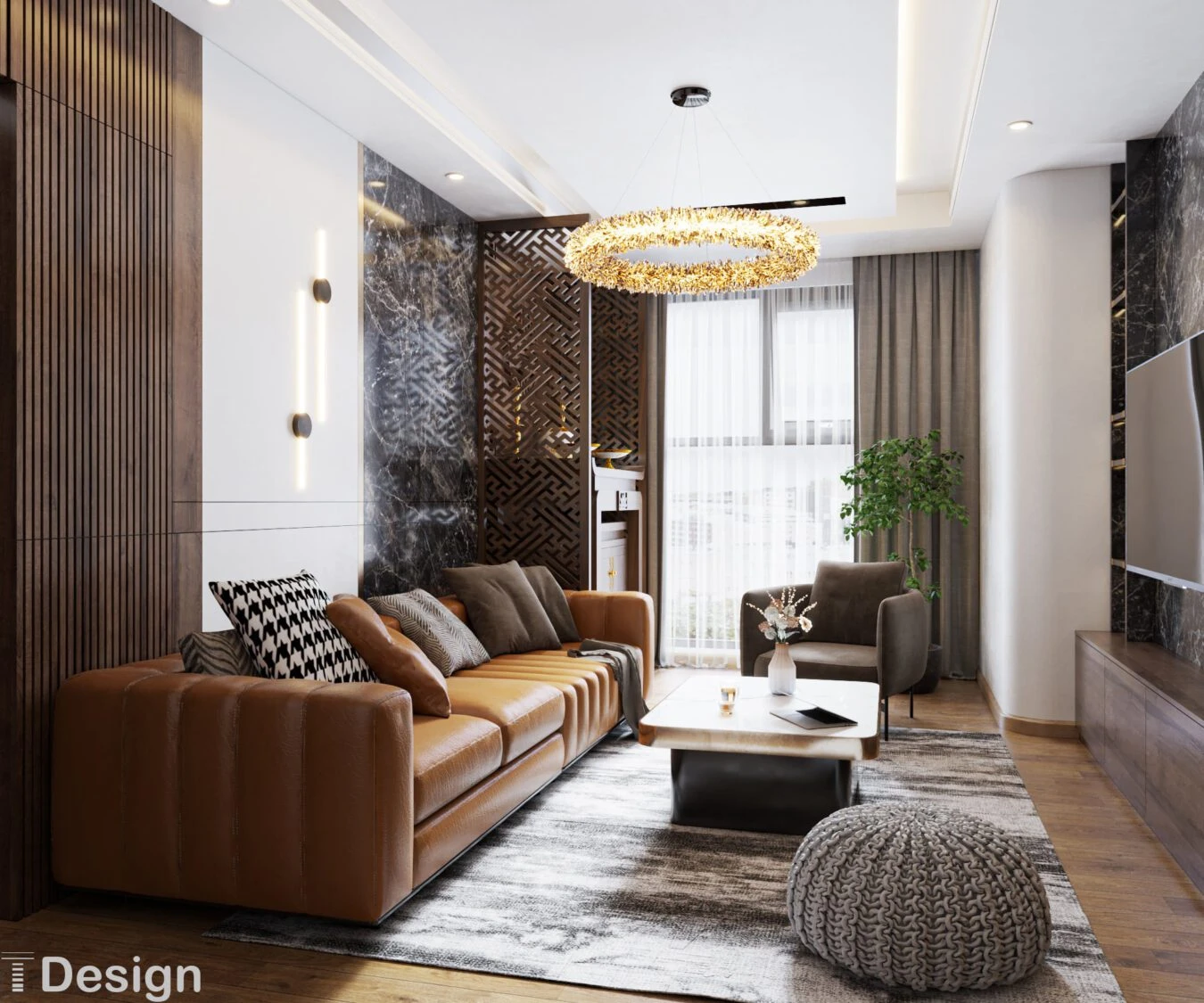 Living Room And Dining Room Sketchup Model Download Modern Free ID 218000107 (Trong Thanh)