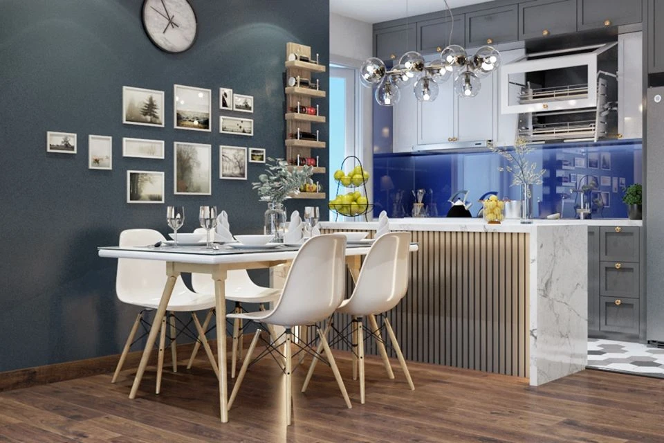 SketchUp Free Living Room And Dining Room Sketchup Model Download Vray Modern Free ID 218000017 (Duy Kien)