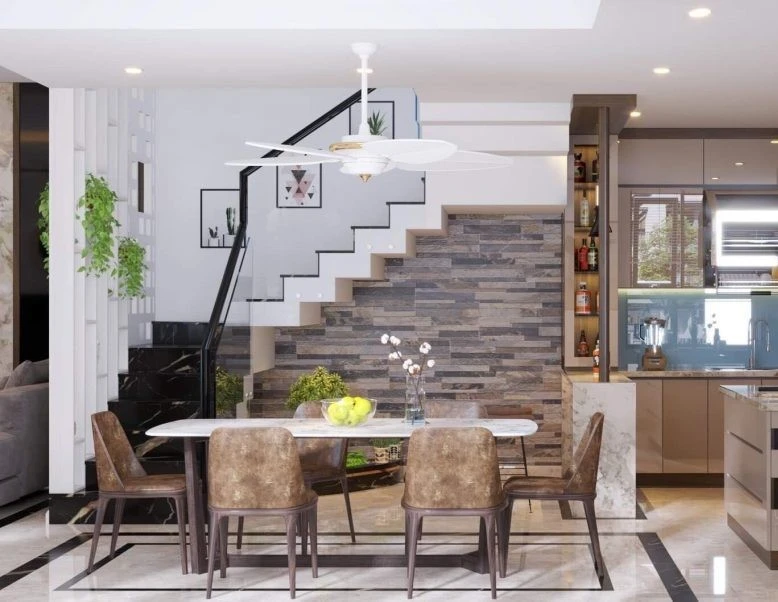 SketchUp Free Living Room And Dining Room Sketchup Model Free Download Modern ID 218000011 (Trong Thanh)