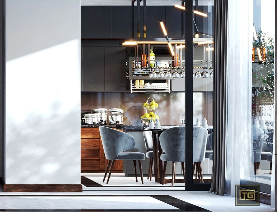 Living Room And Dining Room Sketchup Scene Download Modern Free ID 218000024 (Xuan Khanh)