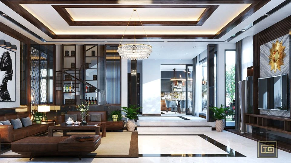 Living Room And Dining Room Sketchup Scene Download Modern Free ID 218000024 (Xuan Khanh)