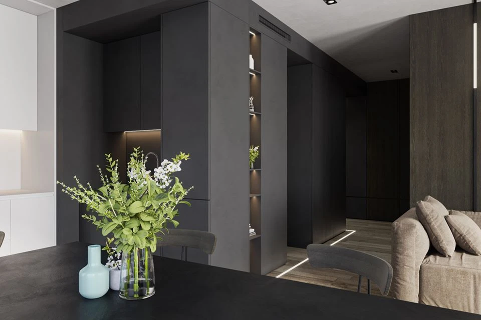 Living Room And Dining Room Sketchup Scene Free Download Modern ID 218000029 (Trong Thanh)