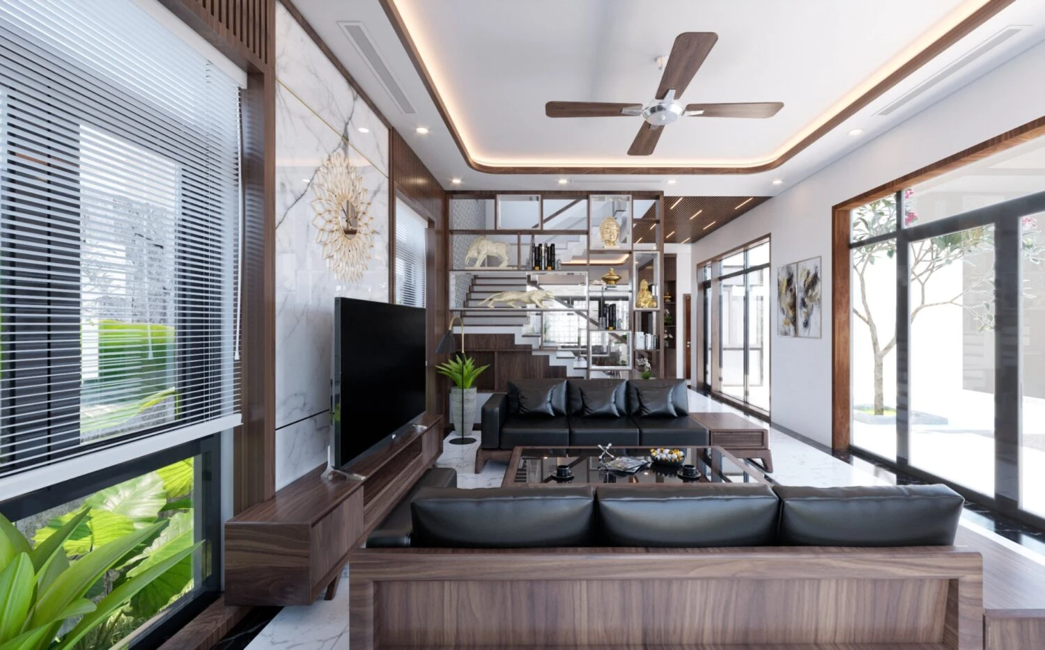 Living Room - Dining Room Download SketchUp Models Modern Free ID 218000146 (Tuyet Nhung)