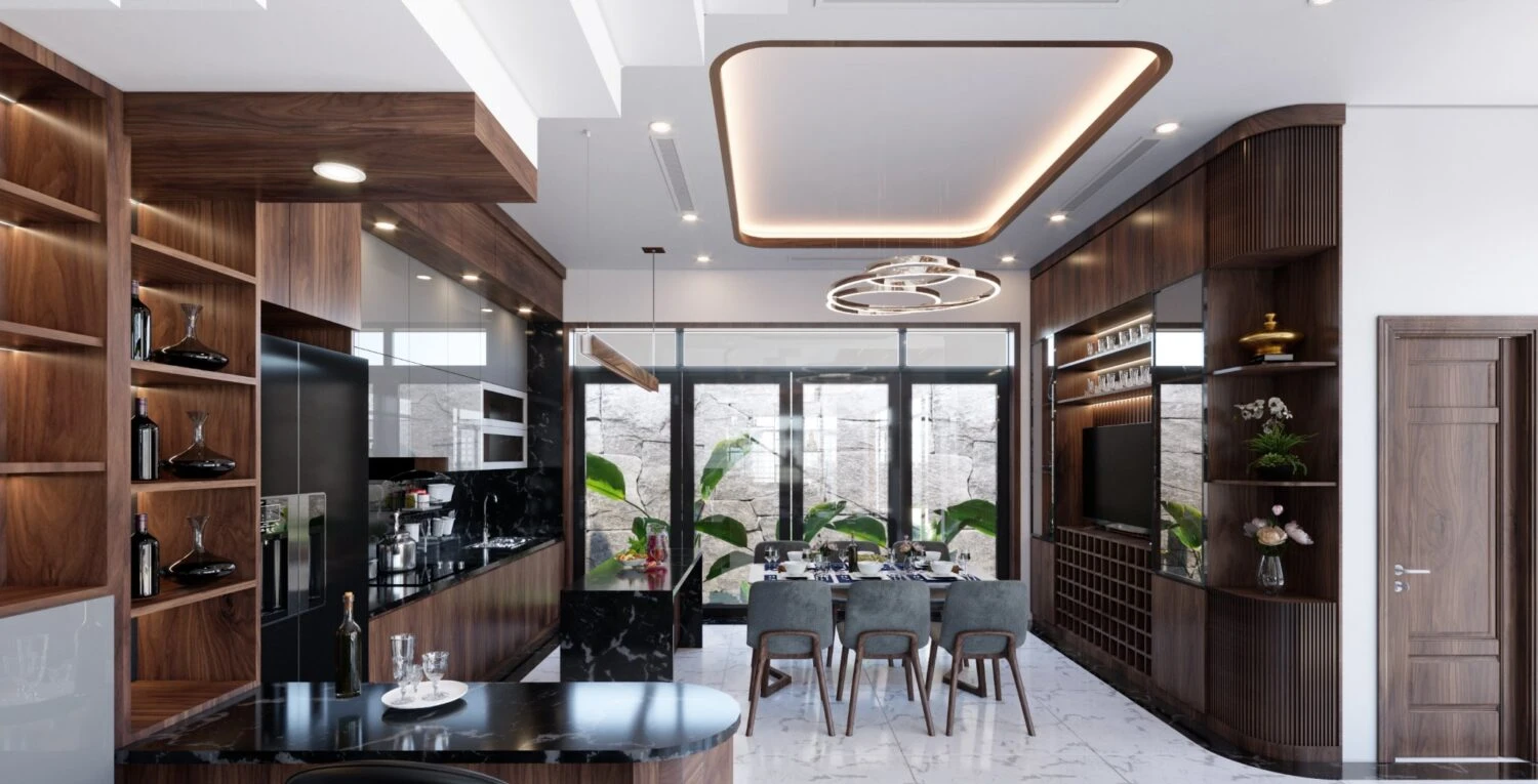 Living Room - Dining Room Download SketchUp Models Modern Free ID 218000146 (Tuyet Nhung)