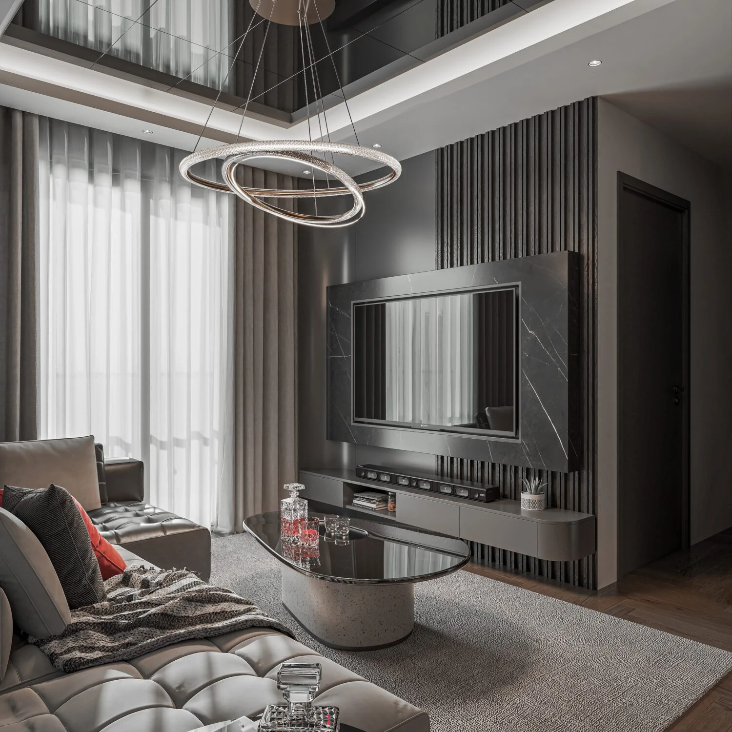 Living Room - Dining Room Free Download SketchUp Models Vantage Modern ID 218000187 (Le Manh Tien)