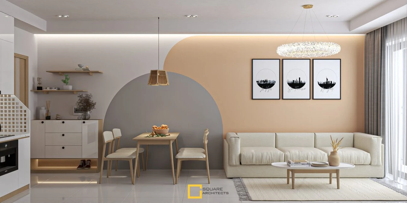 SketchUp Free Living Room - Dining Room Free Download SketchUp Models Vray Modern ID 218000127 (Danh Nam)