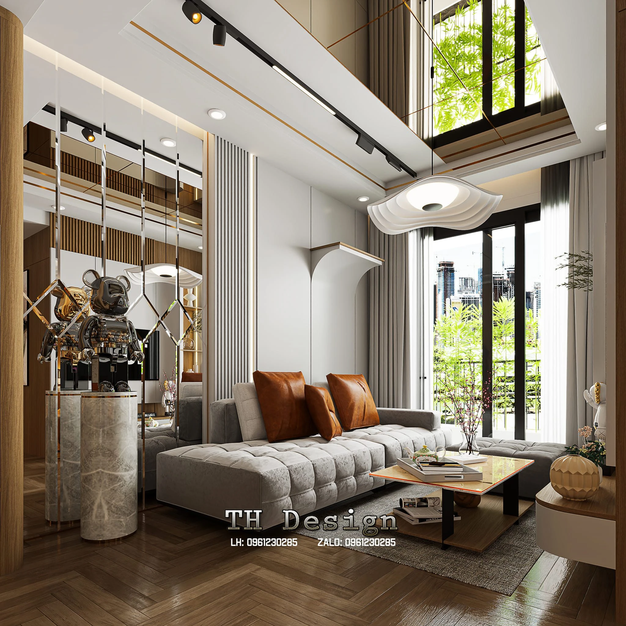 Living Room - Dining Room Free Download SketchUp Models Vray Modern ID 218000217 (Tran Thanh Hung)