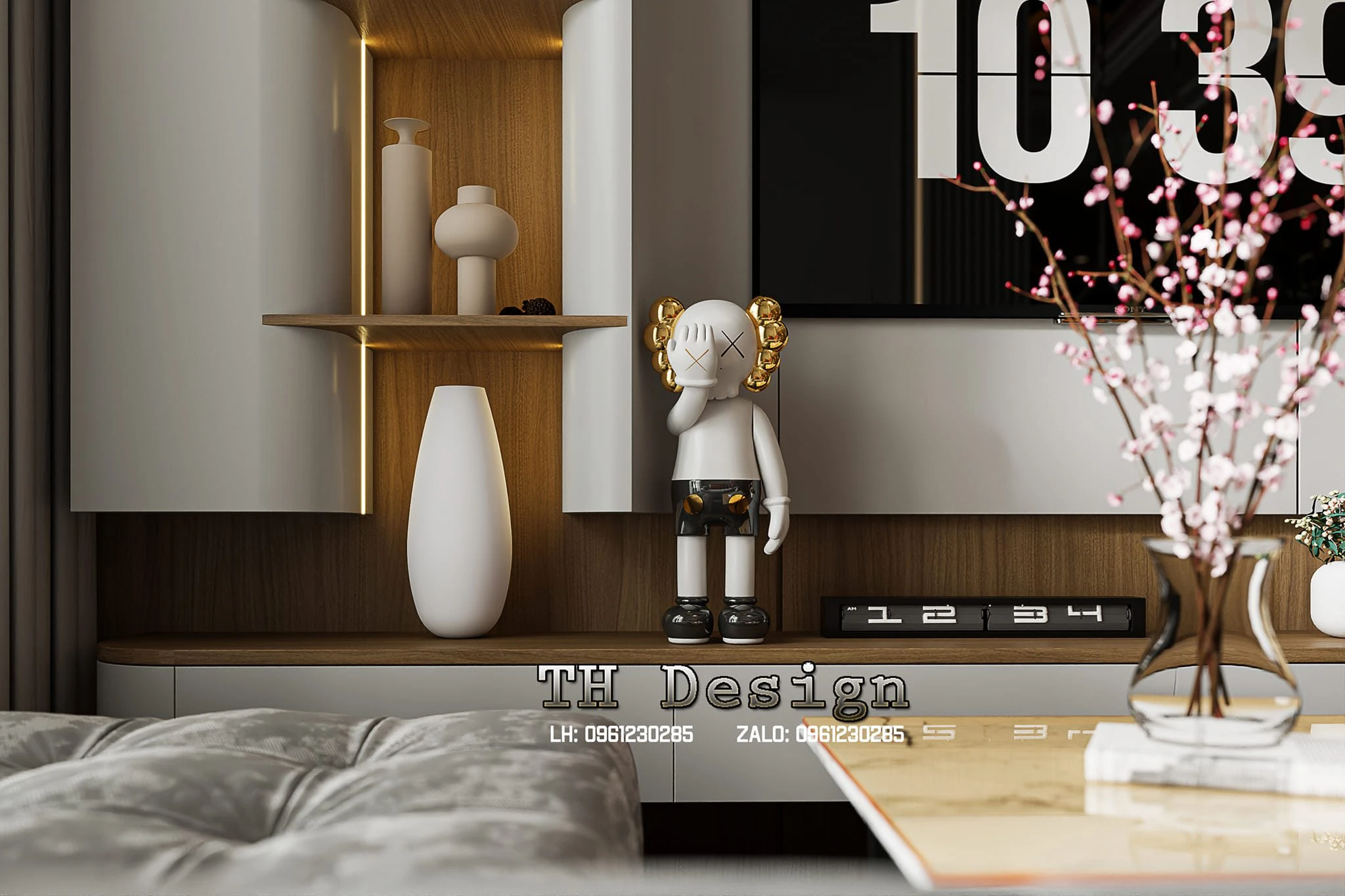 Living Room - Dining Room Free Download SketchUp Models Vray Modern ID 218000217 (Tran Thanh Hung)