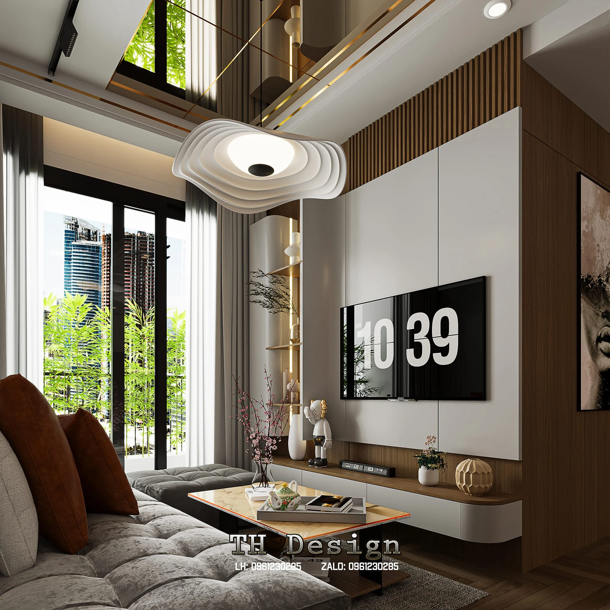 Living Room - Dining Room Free Download SketchUp Models Vray Modern ID 218000217 (Tran Thanh Hung)