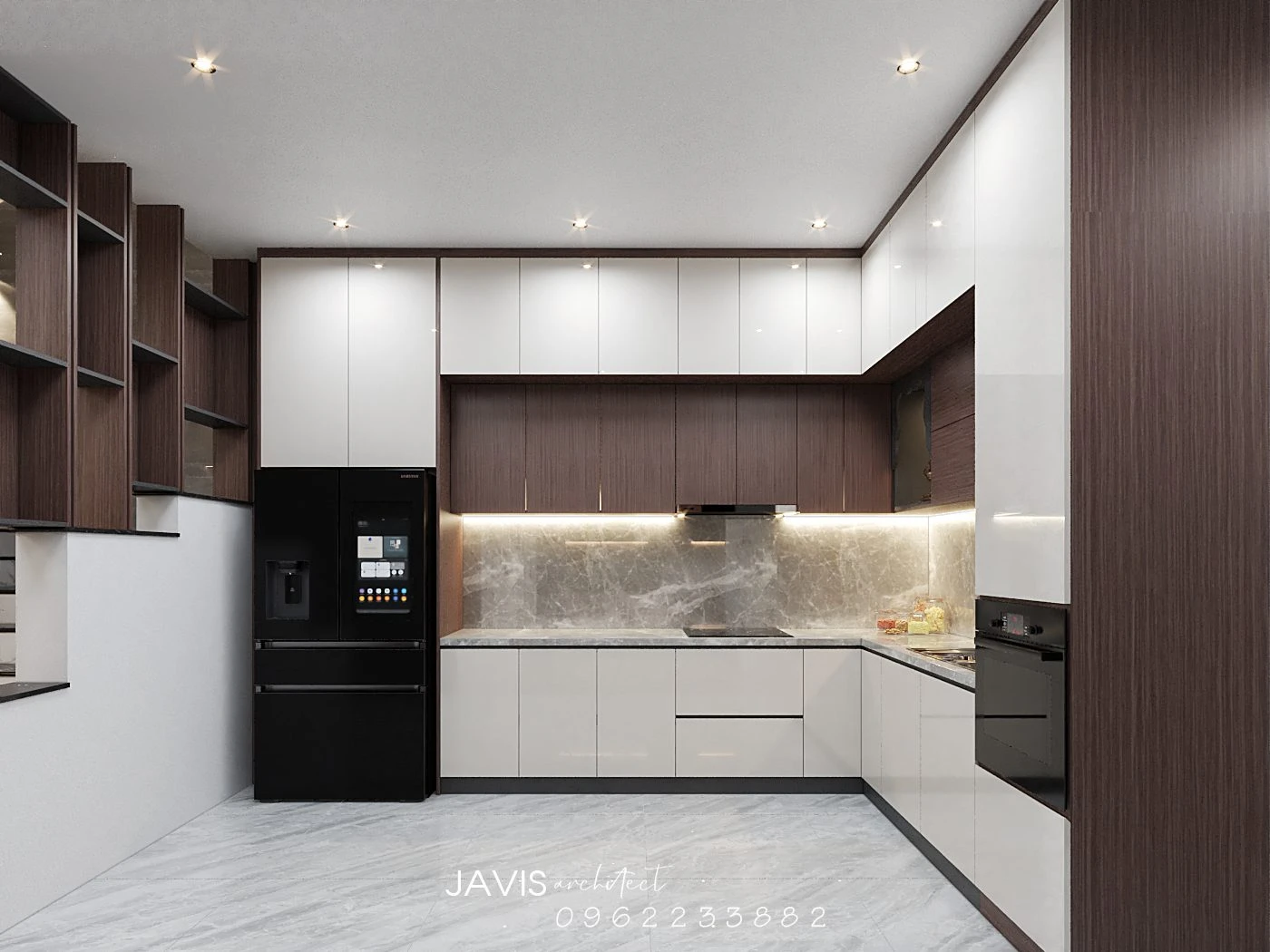 SketchUp Free Living Room - Dining Room Modern Enscape Free Download SketchUp Models ID 218000197 (Hoang Thang)