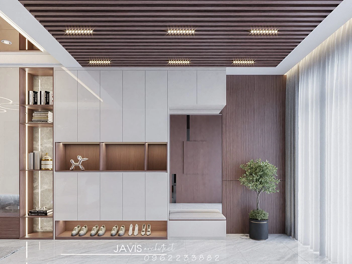 SketchUp Free Living Room - Dining Room Modern Enscape Free Download SketchUp Models ID 218000197 (Hoang Thang)