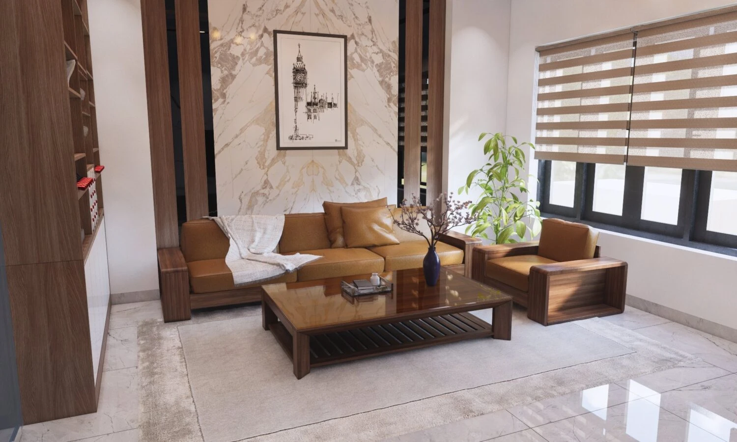 Living Room - Dining Room Modern Enscape SketchUp Model Download Free ID 218000149 (Nguyen Tuan Viet)