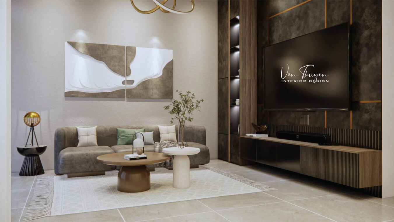 Living Room - Dining Room Modern Enscape SketchUp Model Free Download ID 218000131 (Le Nguyen Van Thuyen)