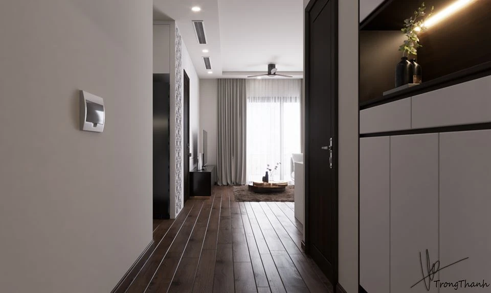 Living Room - Dining Room Modern SketchUp Model Free Download ID 218000113 (Trong Thanh)