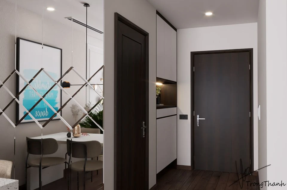 Living Room - Dining Room Modern SketchUp Model Free Download ID 218000113 (Trong Thanh)