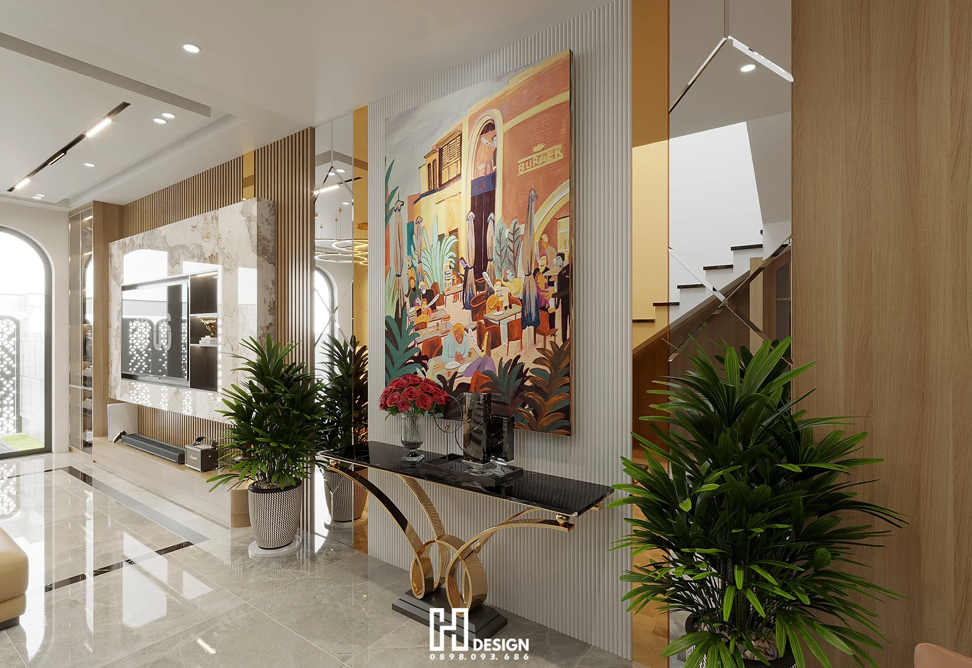 Living Room - Dining Room Modern SketchUp Model Free Download ID 218000233 (Hoang)