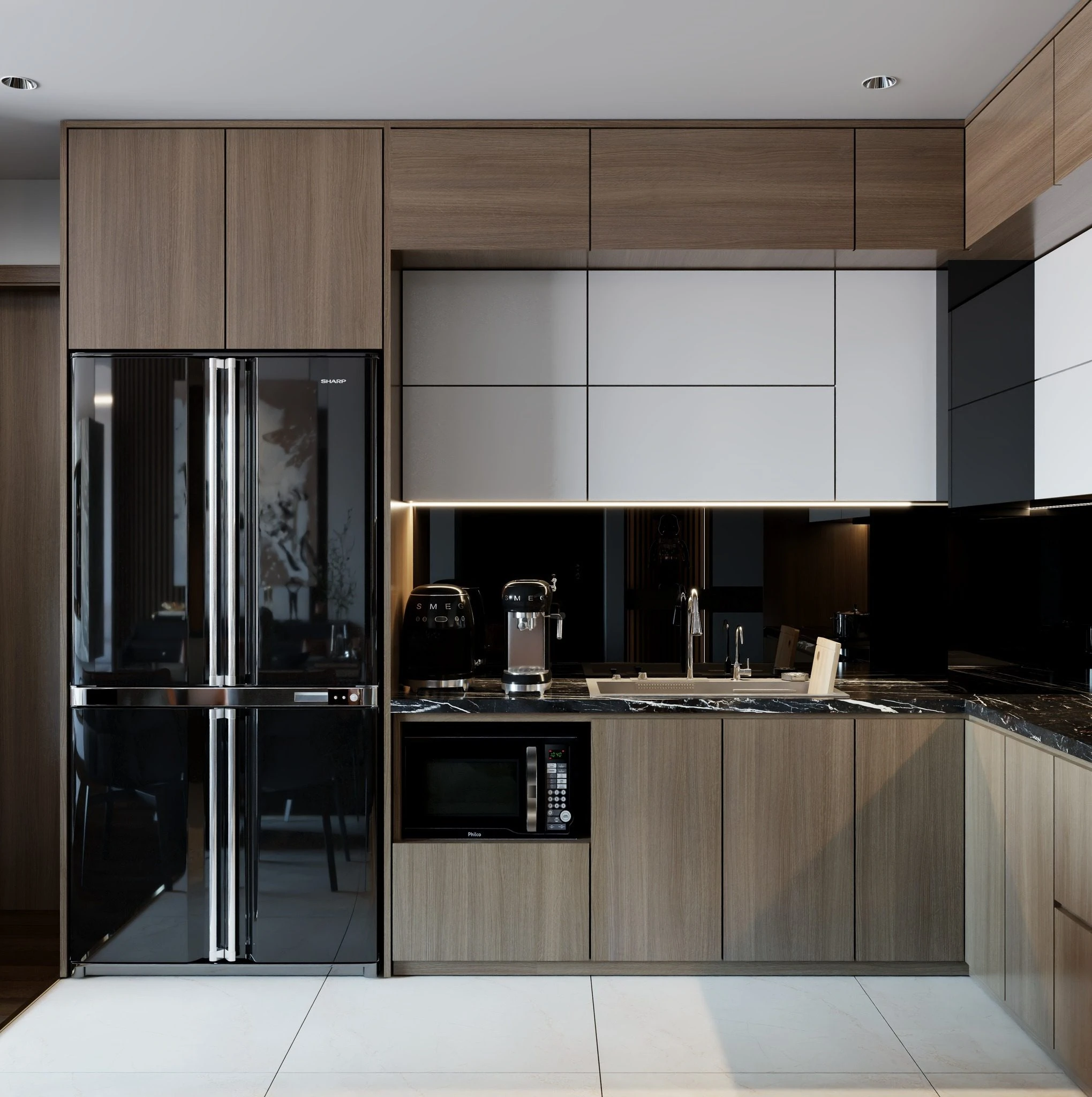 SketchUp Free Living Room - Dining Room Modern Vantage SketchUp Model Download Free ID 218000209 (Hung Duong Do)