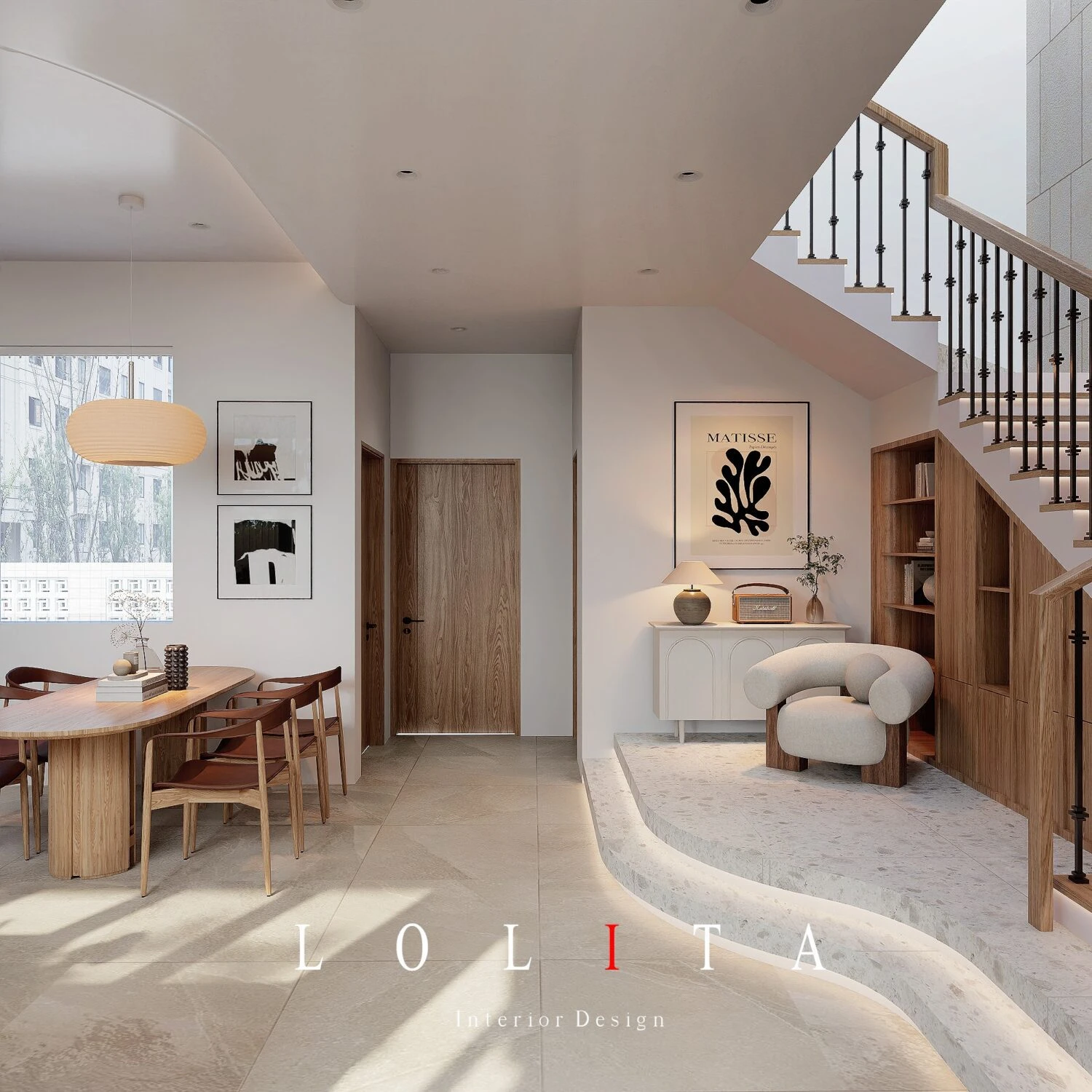 Living Room - Dining Room Modern Vantage SketchUp Model Free Download ID 218000203 (Thanh Cong)