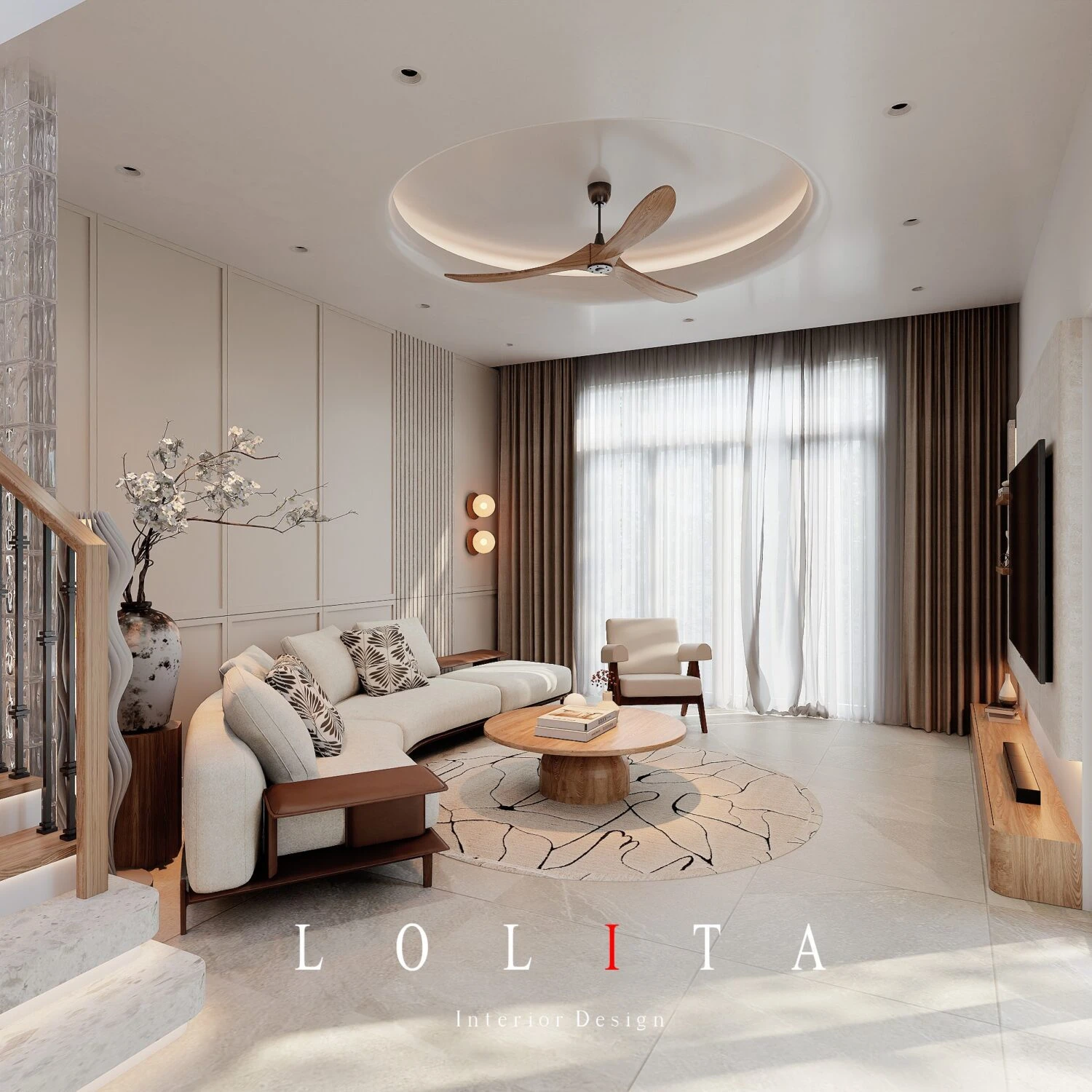 Living Room - Dining Room Modern Vantage SketchUp Model Free Download ID 218000203 (Thanh Cong)