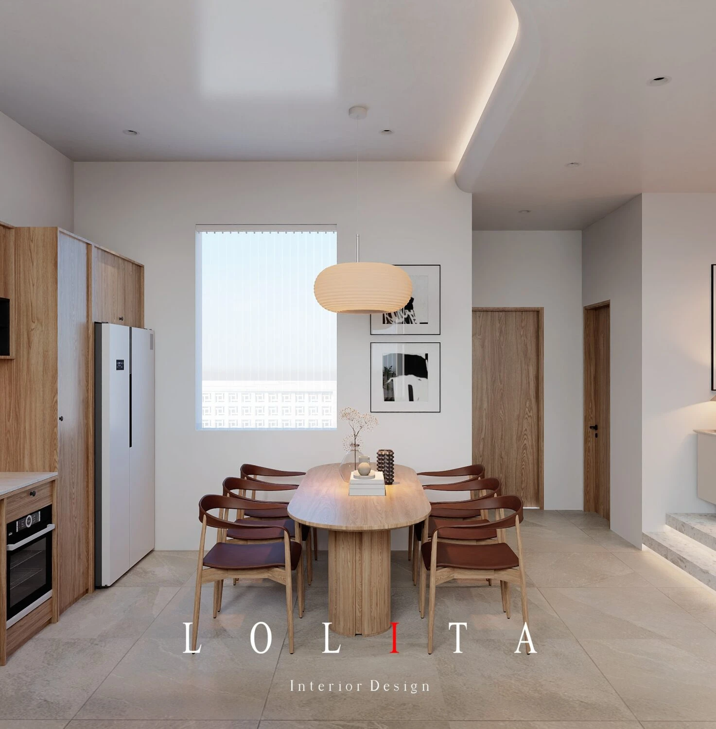 Living Room - Dining Room Modern Vantage SketchUp Model Free Download ID 218000203 (Thanh Cong)